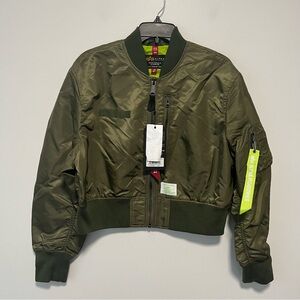 Alpha Industries Olive Bomber Jacket
